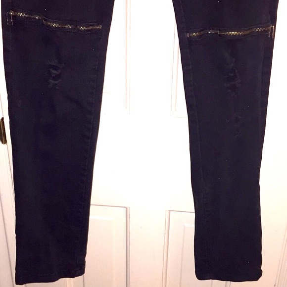 Men’s Distressed Stacked Skinny Jeans - Picture 6 of 10